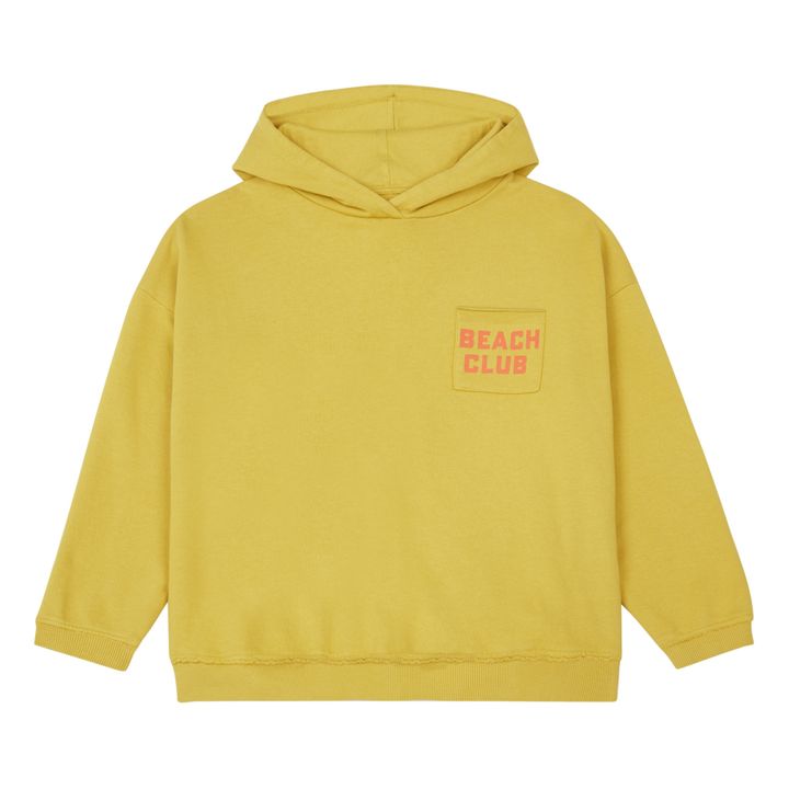 Sweatshirt aus Bio-Baumwolle Beach Club | Gelb- Produktbild Nr. 0