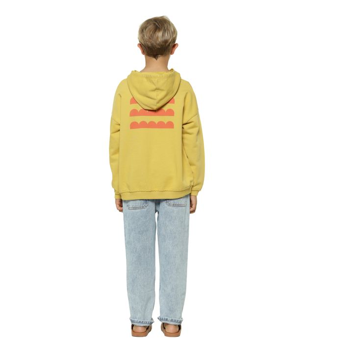 Sweatshirt aus Bio-Baumwolle Beach Club | Gelb- Produktbild Nr. 2