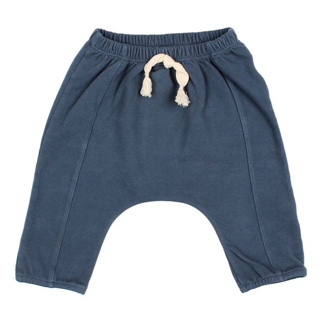 Pantaloni Jogger in cotone bio | Blu marino