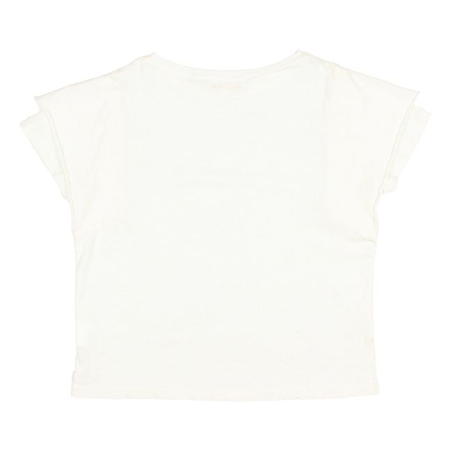 Camiseta de lino y algodón | Crudo