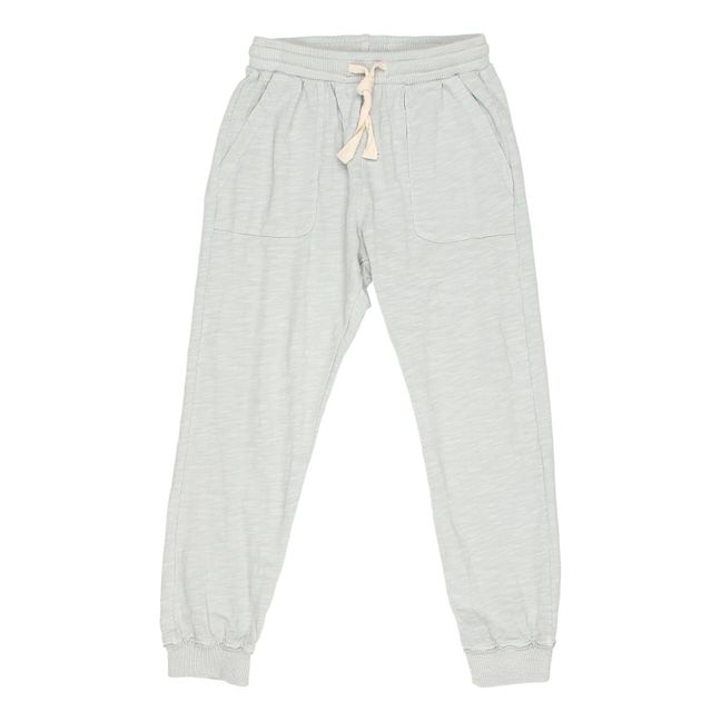 Jogger de algodón ecológico jaspeado | Gris Claro