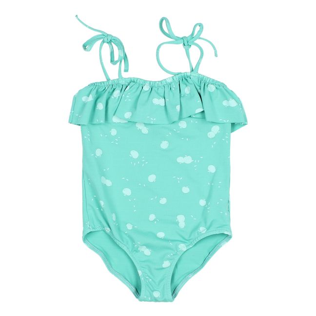 Maillot de Bain 1 Pièce Pommes | Vert