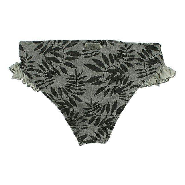 Organic Cotton Jungle Bikini Bottoms | Khaki