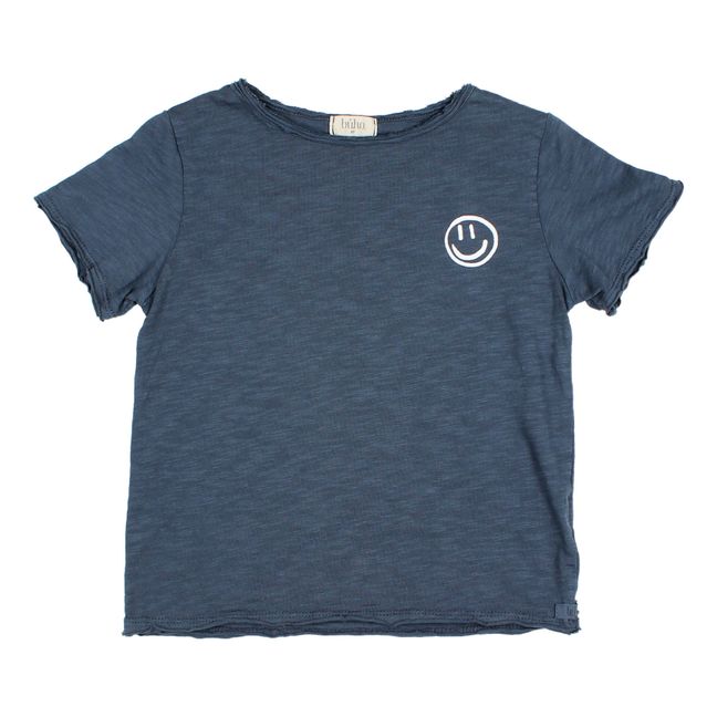 Camiseta de algodón orgánico para bebé | Azul Marino