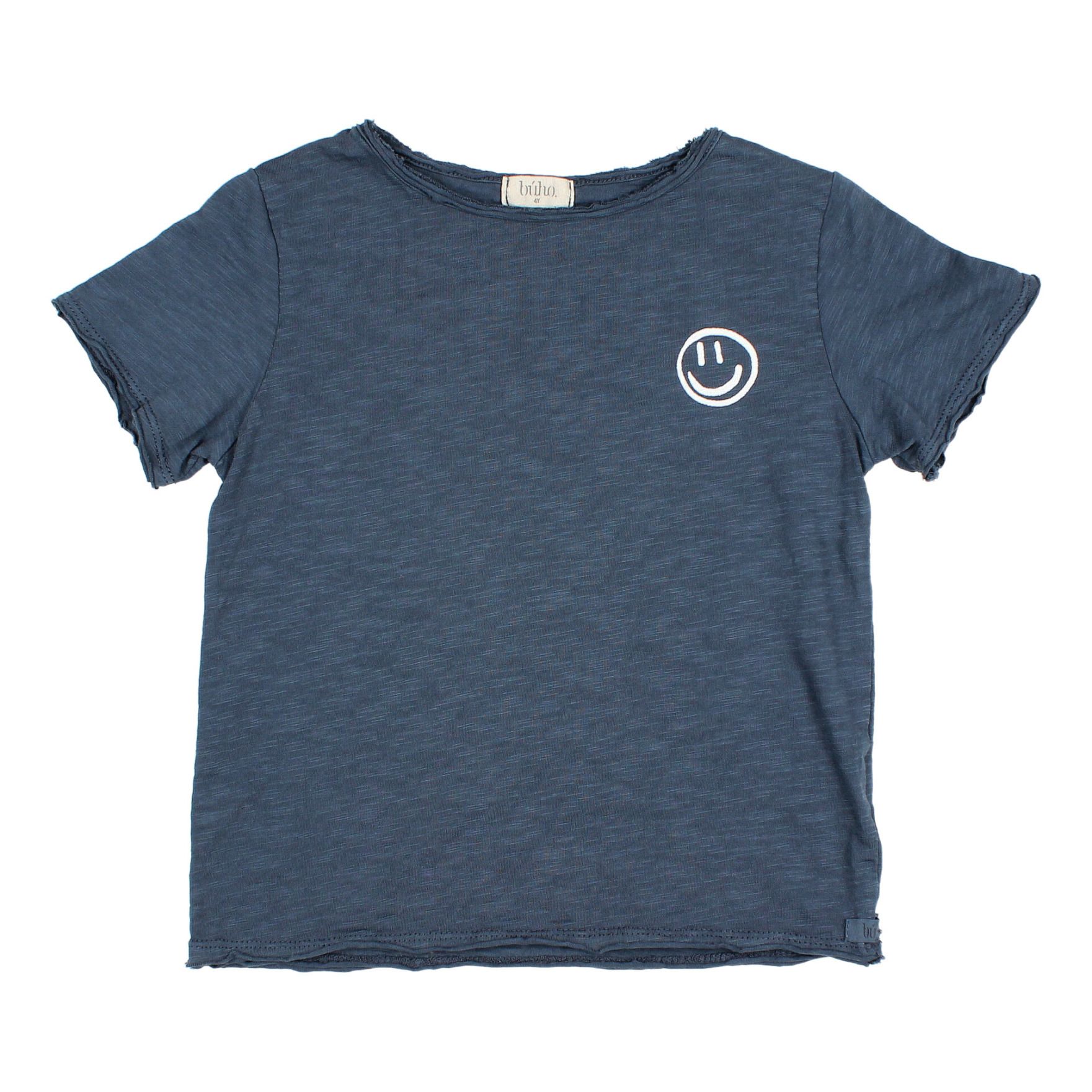 excursionismo Excursión Pence Búho - Camiseta de algodón orgánico para bebé - Azul Marino | Smallable