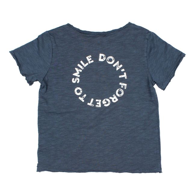 Camiseta de algodón orgánico para bebé | Azul Marino