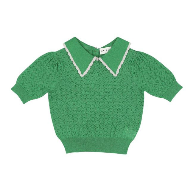 Polo Lurex Saxy | Verde