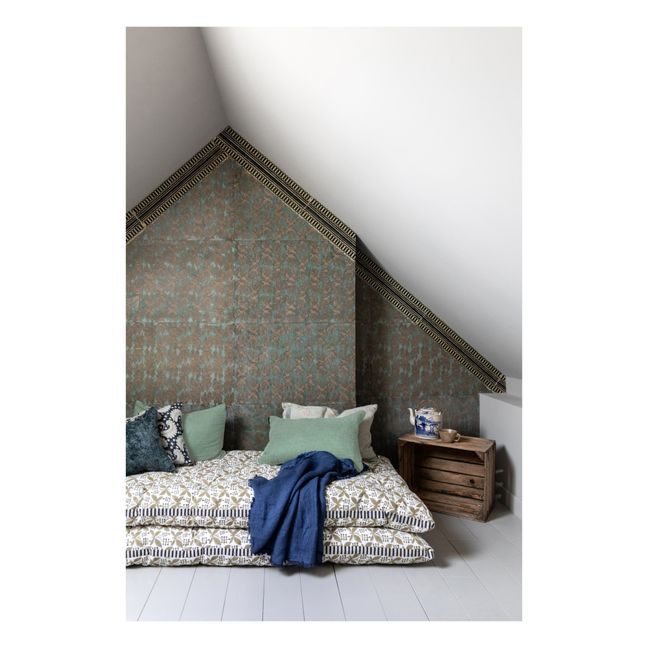 Bloom Zurich Wallpaper - Set of 12 sheet set | Blue