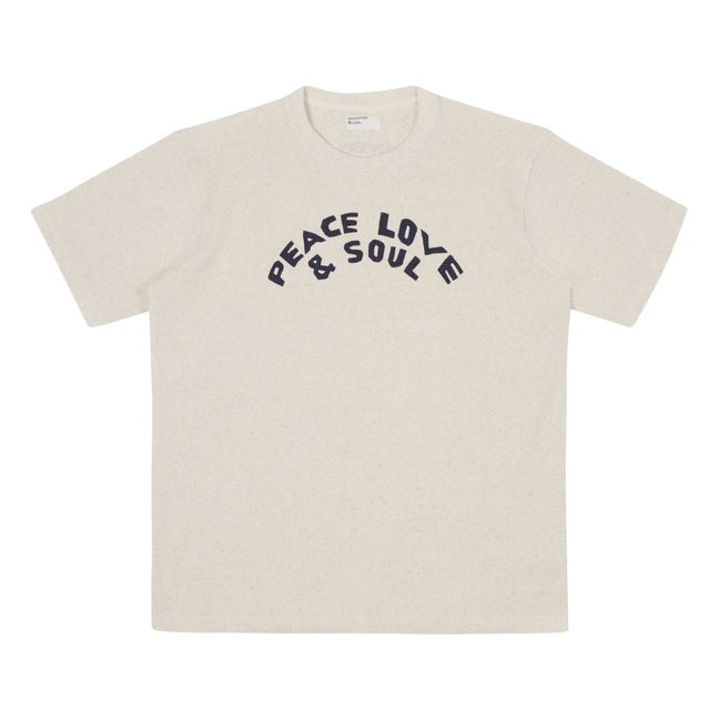 T-shirt Imprimé Coton Bio | Ecru