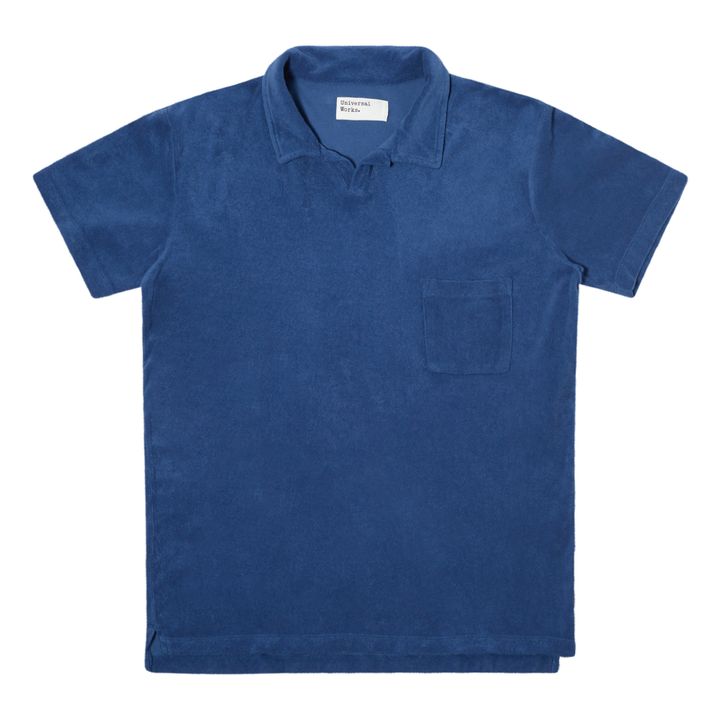 UNIVERSAL PRODUCTS. POLO SHIRT[NAVY]-