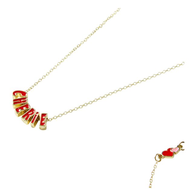Set Halskette + Armband Chérie | Gold