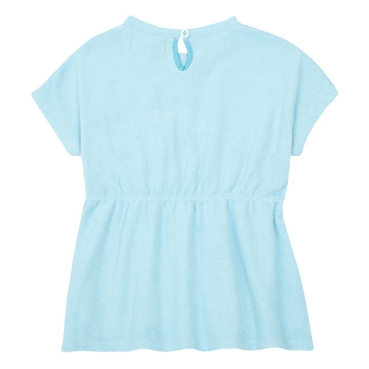Vestido de rizo Diana | Azul Pálido- Imagen del producto n°1