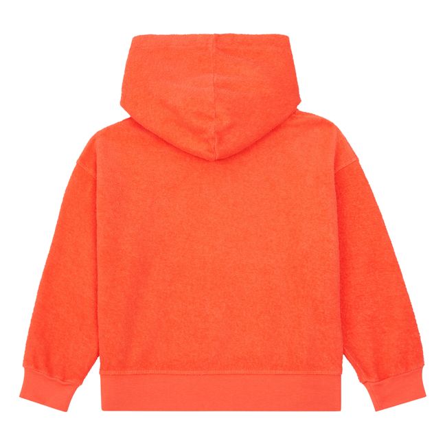Sudadera de rizo con capucha Henri | Rojo