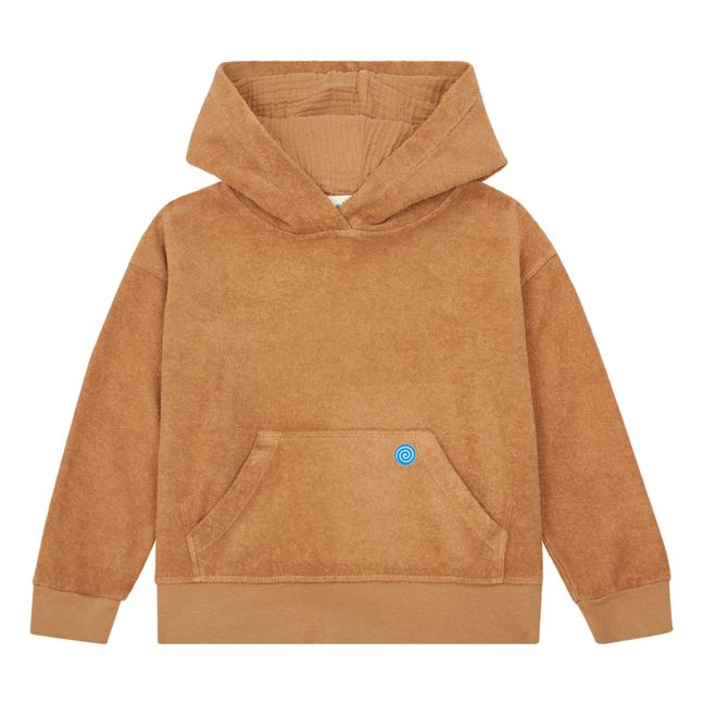Sudadera de rizo con capucha Henri | Marrón