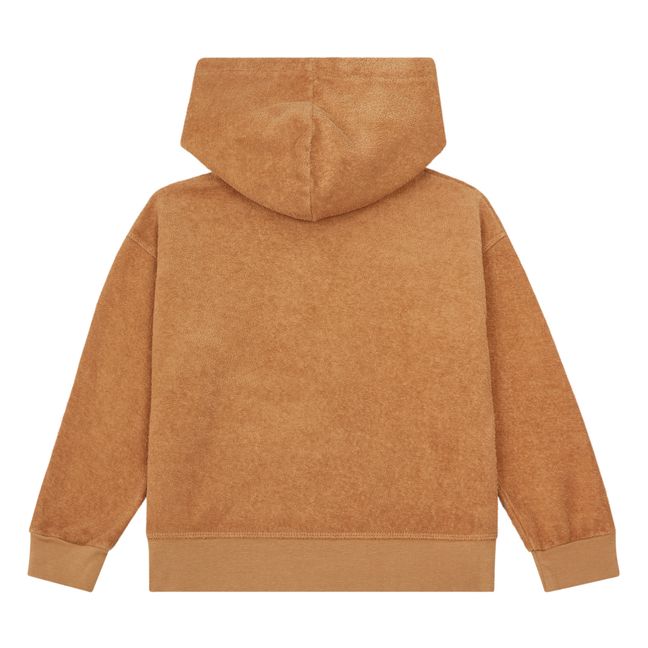 Sudadera de rizo con capucha Henri | Marrón