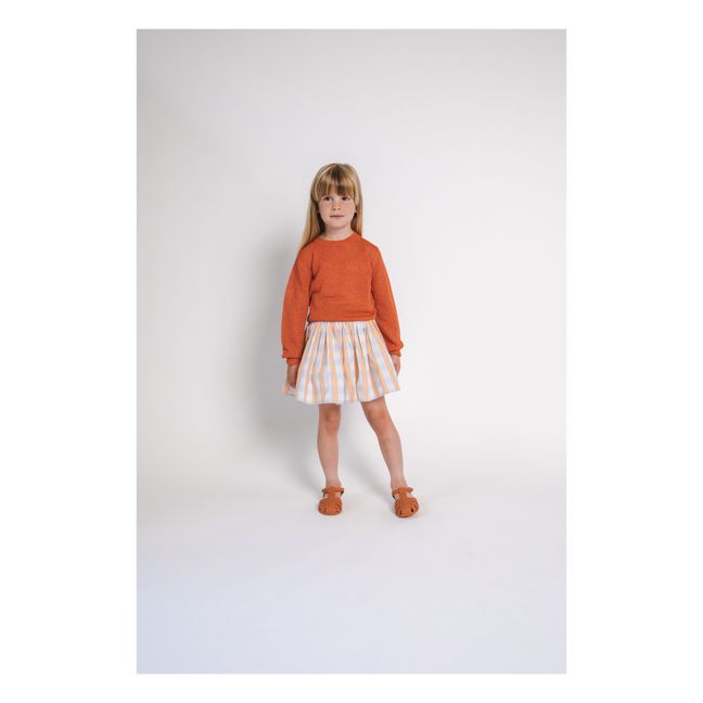 Pull Lurex Sonia | Orange sanguine
