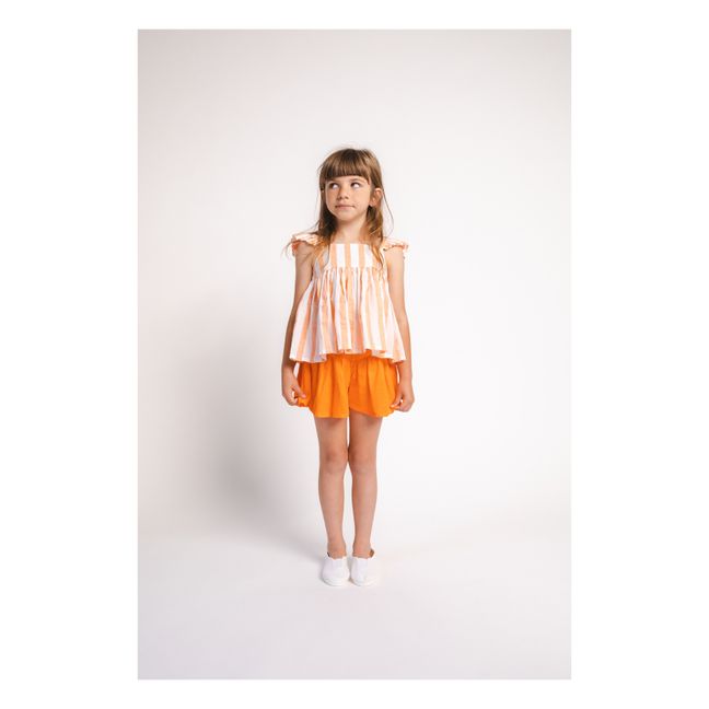 Top Sky a righe | Arancione