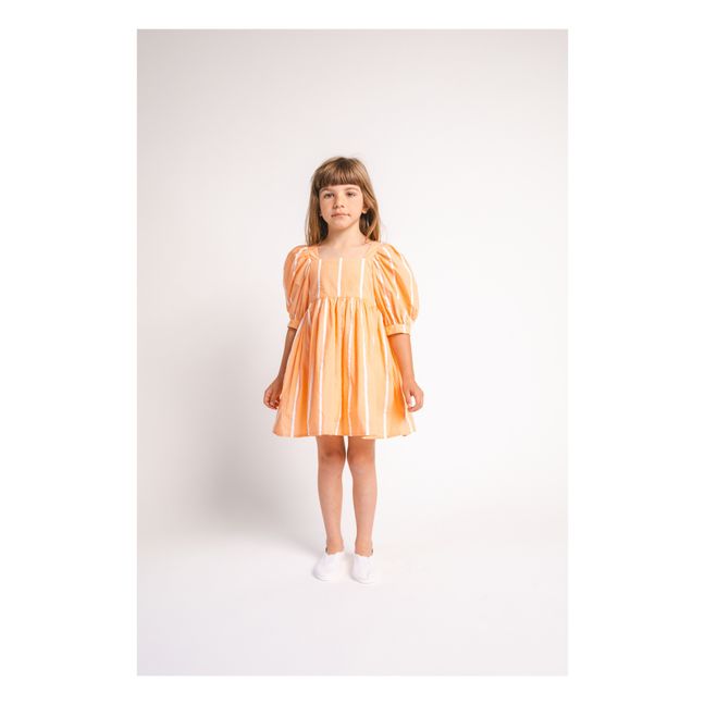 Kleid Suzy mit Streifen | Orange