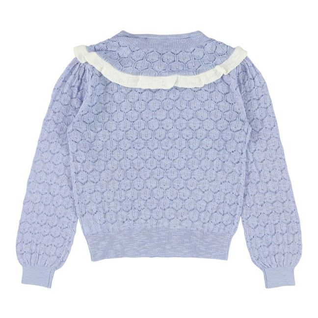 Pull Pointelle Saffron | Lilas