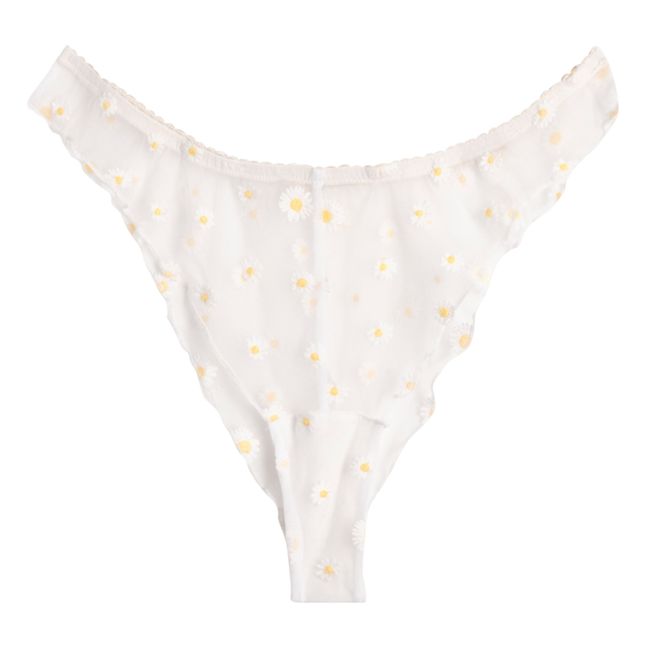 Juliette Embroidered Panties | Bianco