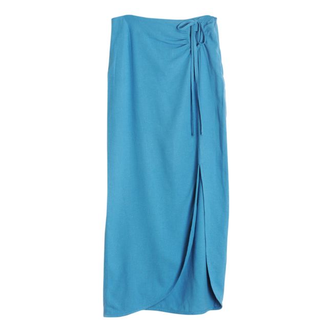 FabioLinen Skirt | Blu
