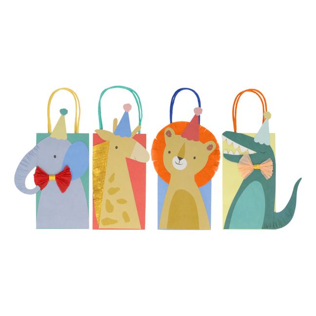 Sacs festifs Parade des animaux - Set de 8
