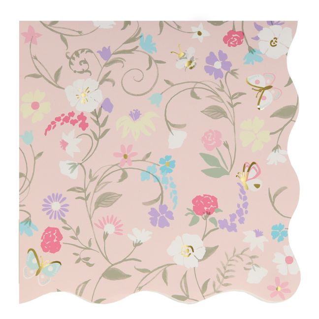 Ladurée small floral paper napkins - Set of 16