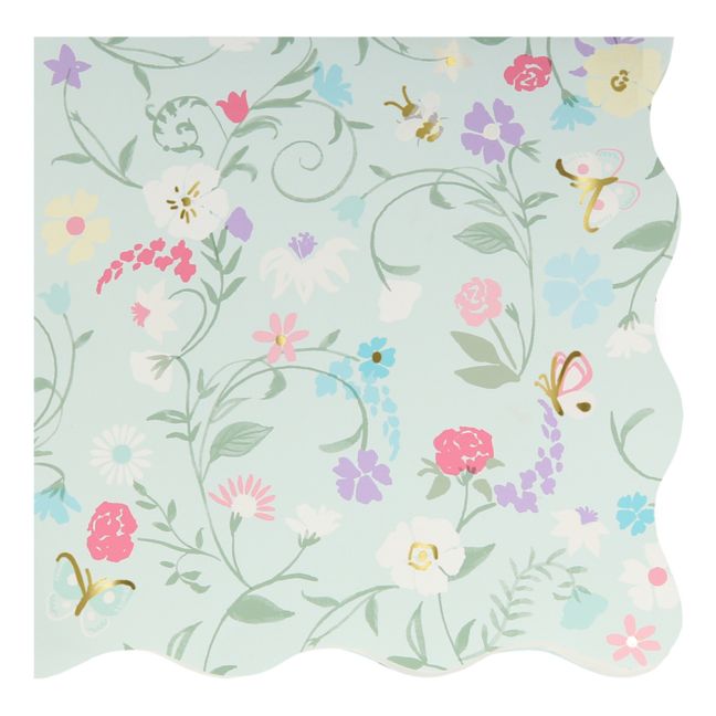Ladurée small floral paper napkins - Set of 16