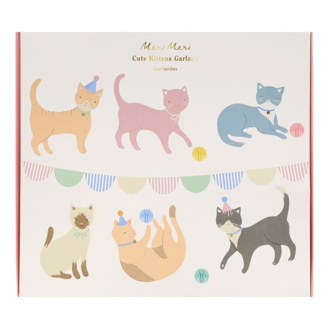 Guirlande d'anniversaire Chatons