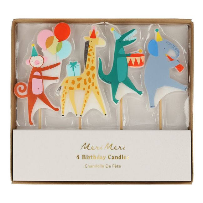 Animal Parade Candles - Set of 4