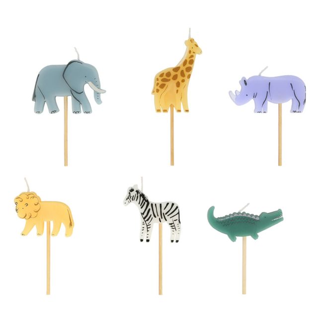 Candele Safari - Set di 6