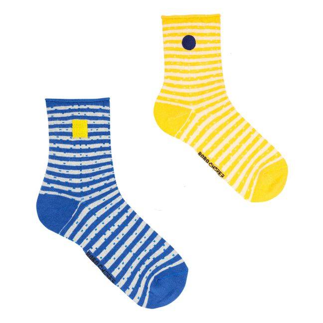 Sheer Socks - Pack of 2 | Yellow