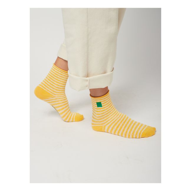 Sheer Socks - Pack of 2 | Yellow