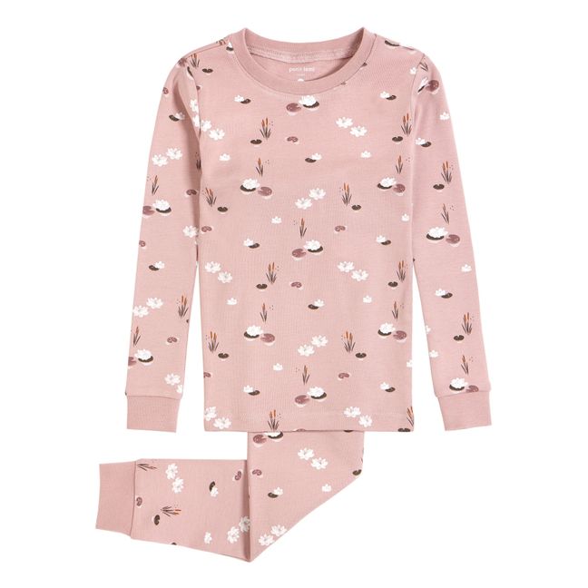 Pyjama Coton Bio Anemones | Mauve