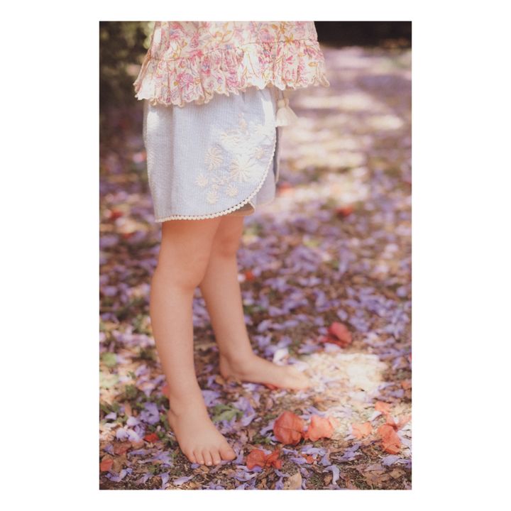 Gestreifte Shorts Asya | Blau- Produktbild Nr. 5