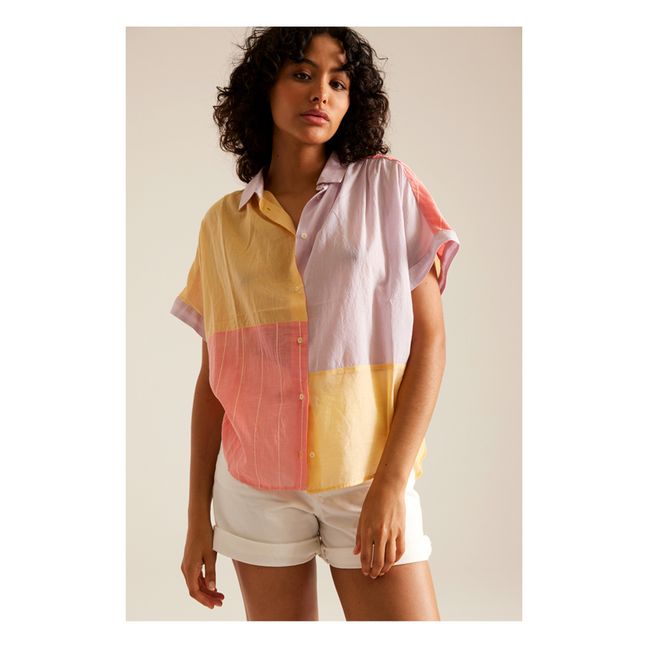 Camisa colorida Louisa | Rosa
