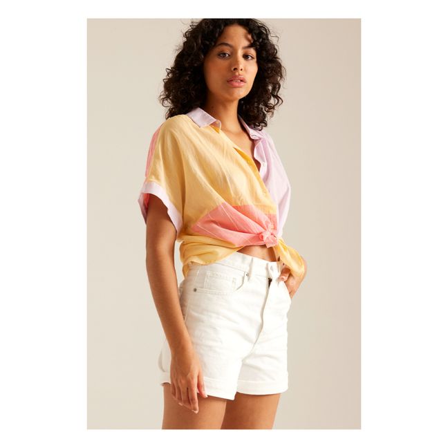 Camisa colorida Louisa | Rosa