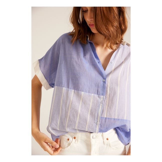 Chemise Louisa Patch | Blue