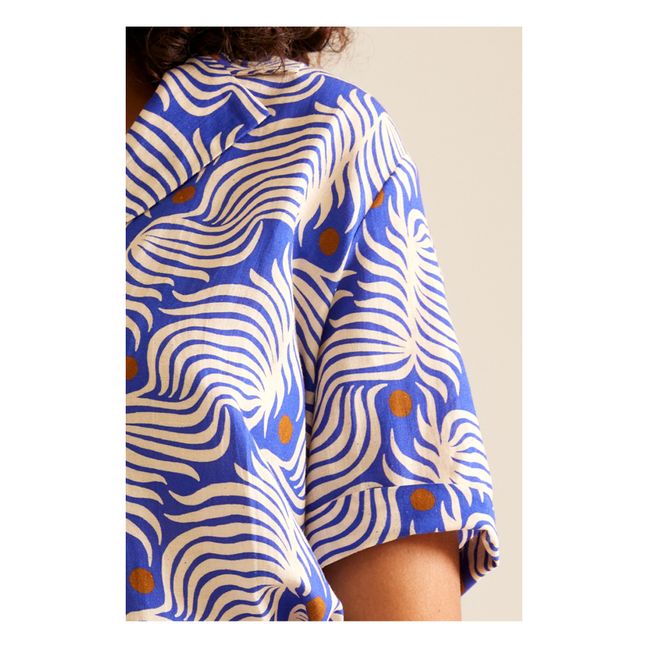 Peyton Menorca Ramie Shirt | Azul