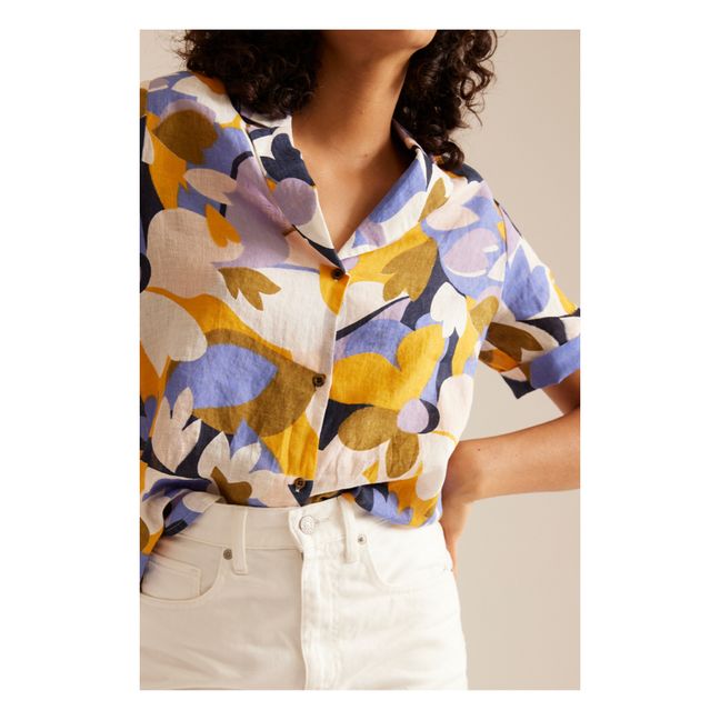 Peyton Bahia Linen Shirt | Giallo