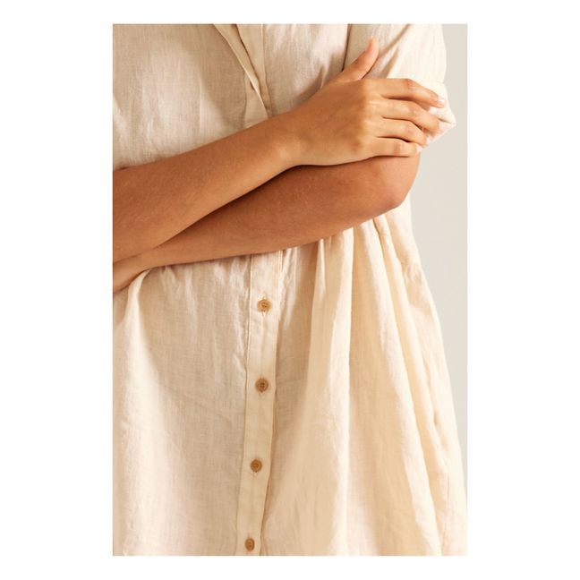 Lily Linen Shirt Dress | Crudo