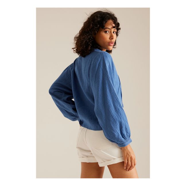 Blusa Jill | Azul índigo