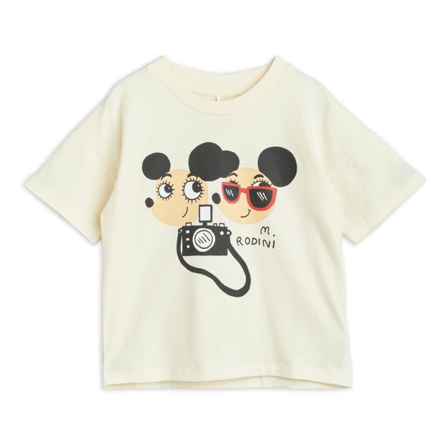 T-shirt Ritzratz in cotone organico | Bianco