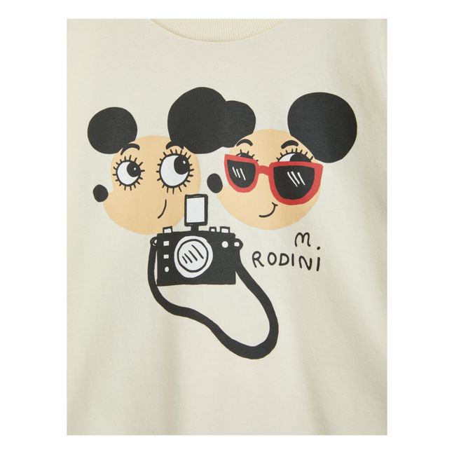 T-shirt Ritzratz in cotone organico | Bianco