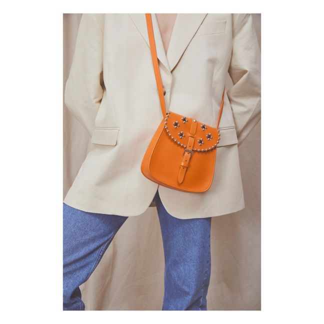 Sab Rock Flowers Bag  | Naranja