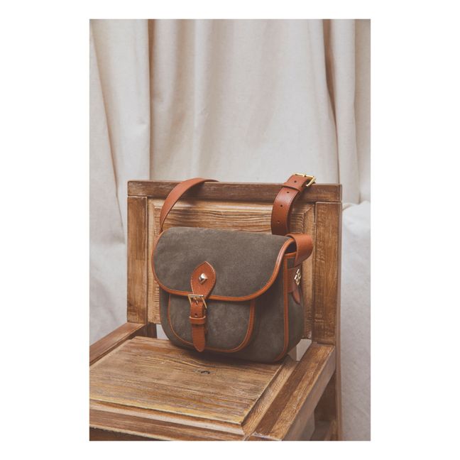 New Flav Velvet Bag  | Verde Kaki