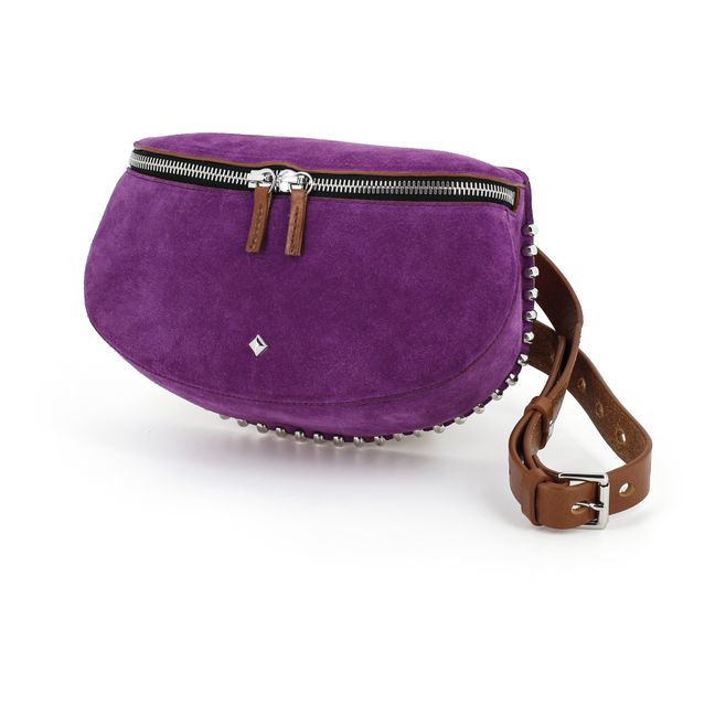 Lili Rock Velvet Fanny Pack | Viola