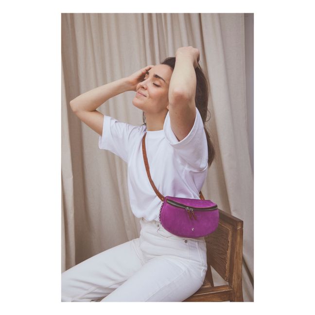 Lili Rock Velvet Fanny Pack | Viola