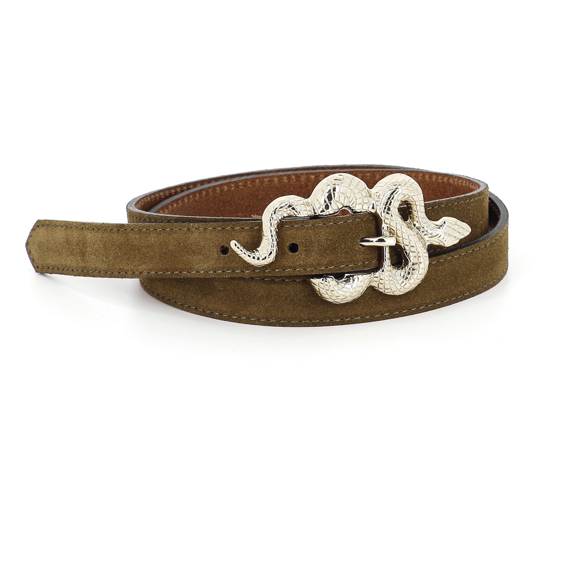 Barbier Velvet Belt  | Tabacco