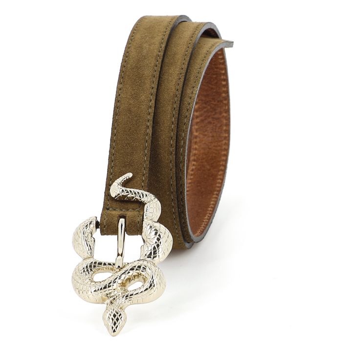 Barbier Velvet Belt  | Tabacco- Immagine del prodotto n°1